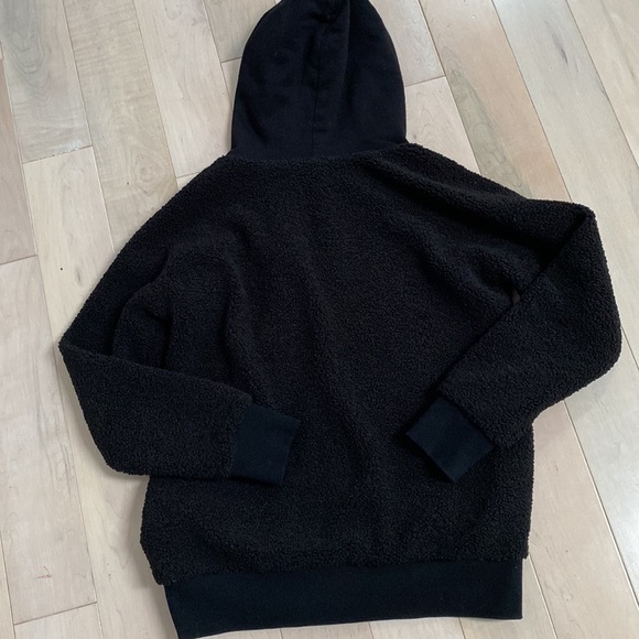 N:philanthropy Nicole oversized bomber soft sherpa hooded snap jacket - Picture 8 of 9